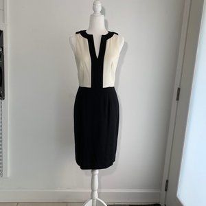 Banana Republic Dress Black & Ivory NWT Size 4